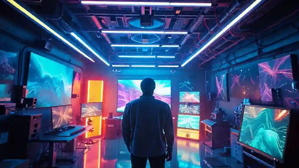 DALL·E 3 AI Image Generator “Creator using DALL·E 3 AI Image Generator in a futuristic studio, 2025.”