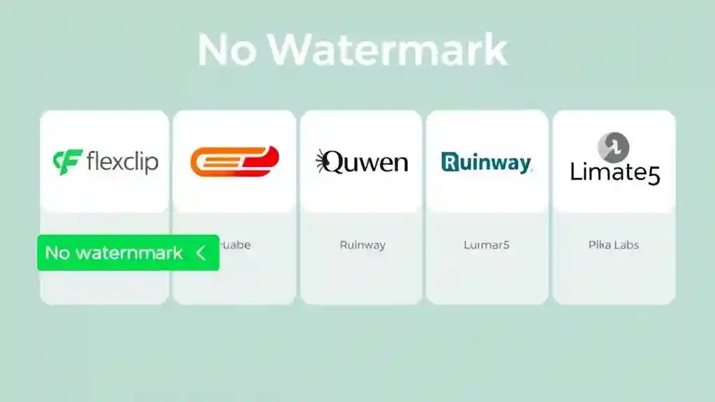Best AI video generators no watermark compared in 2025 tools list