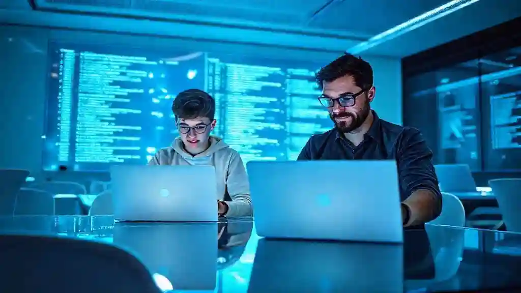 Students and developers using GitHub Copilot in 2025.