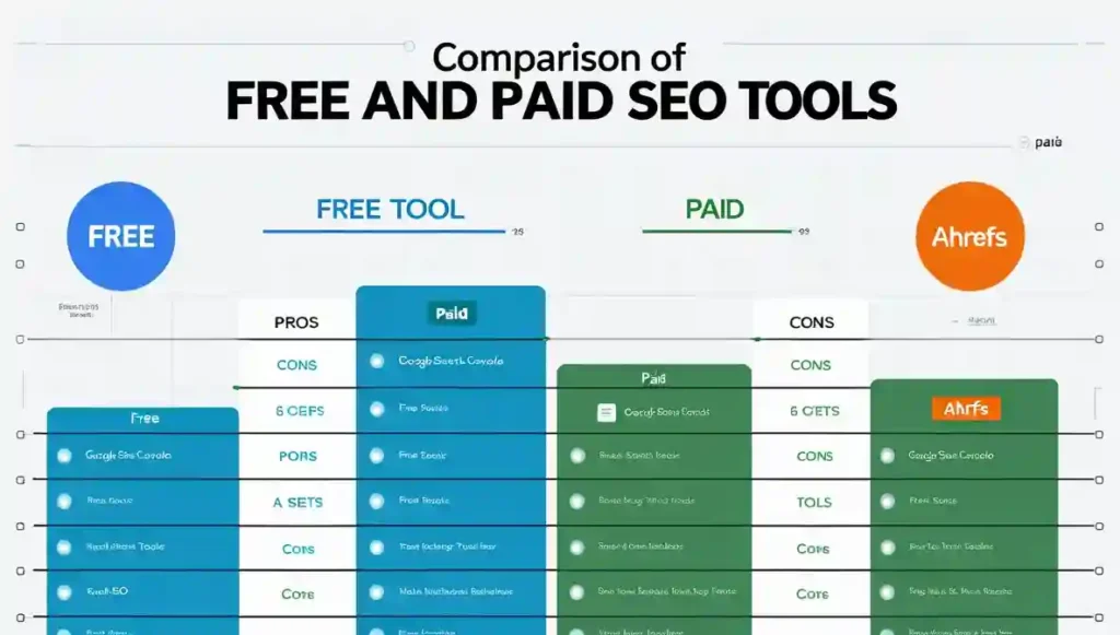 Free AI SEO tools compared with paid options.