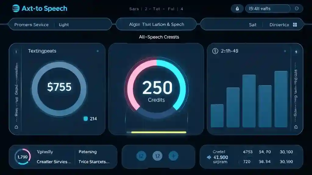 ElevenLabs credits usage dashboard showing fast consumption.