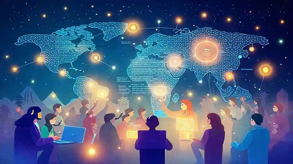 Global DeepSeek AI developer community collaboration network