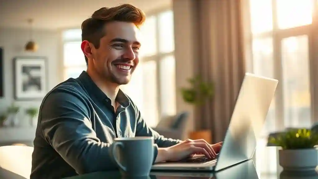 Beginner successfully learning AI with certificates and AI tools in background.