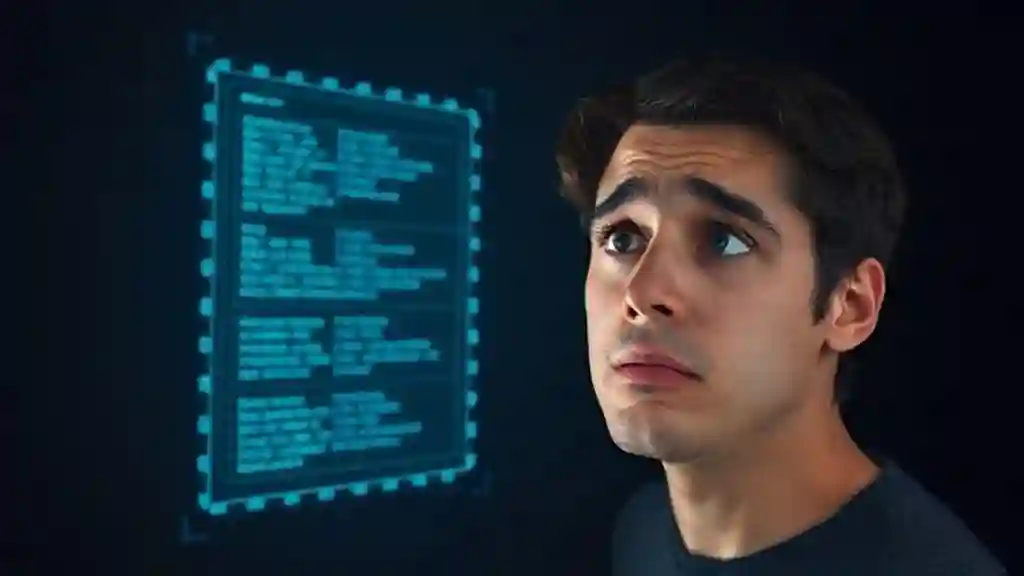 AI data privacy and security risks with lock and binary code design.