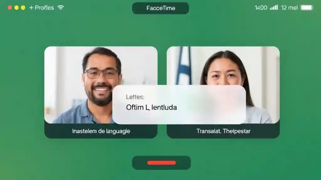 Live Translation in FaceTime on iOS 26 Apple Intelligence with instant multilingual captions