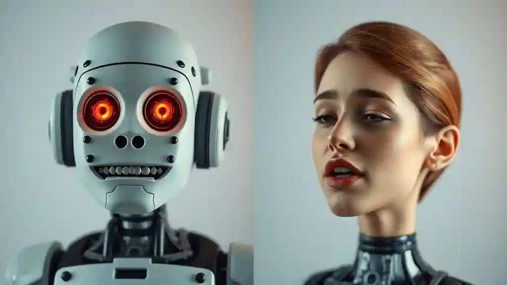 Comparison of robotic vs realistic AI voices with emotion tones.