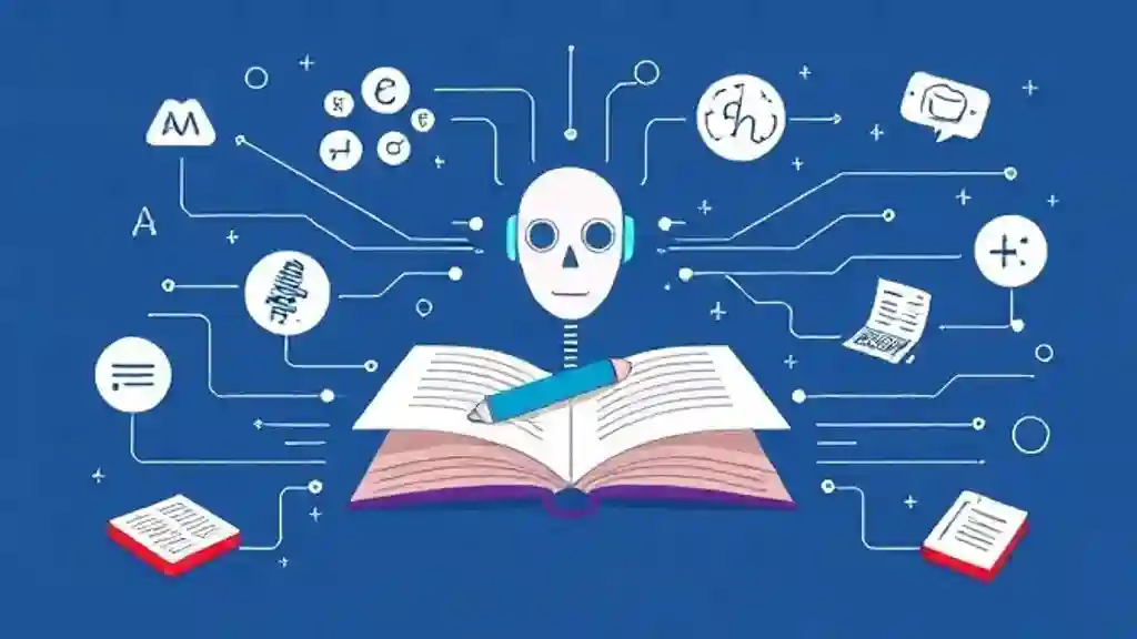 AI assisting students with essays, math, and notes in daily schoolwork.