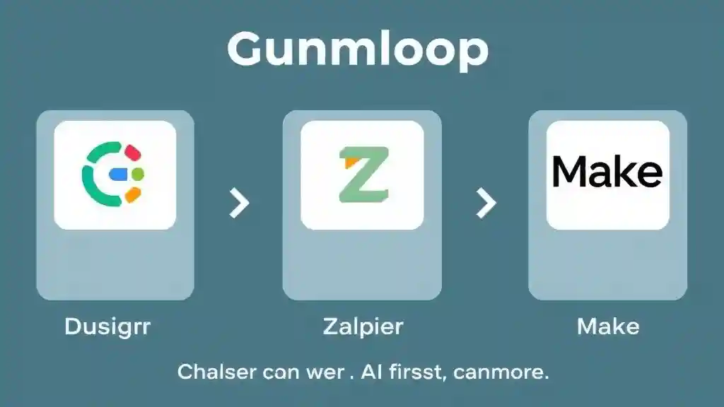 Comparison of Gumloop vs Zapier vs Make automation tools