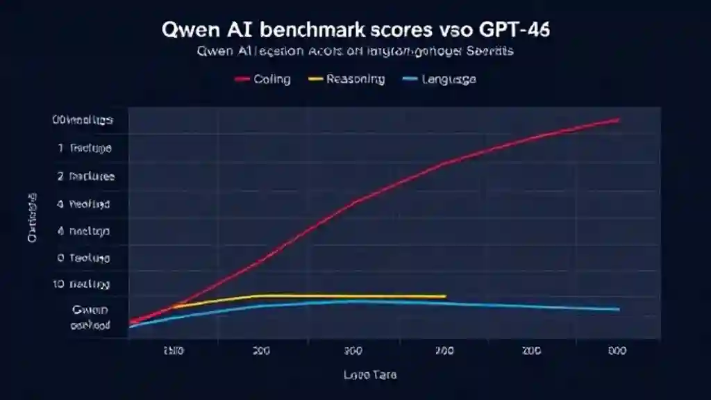 Qwen AI outperforming GPT-4 and Claude on benchmarks like C-Eval and HumanEval