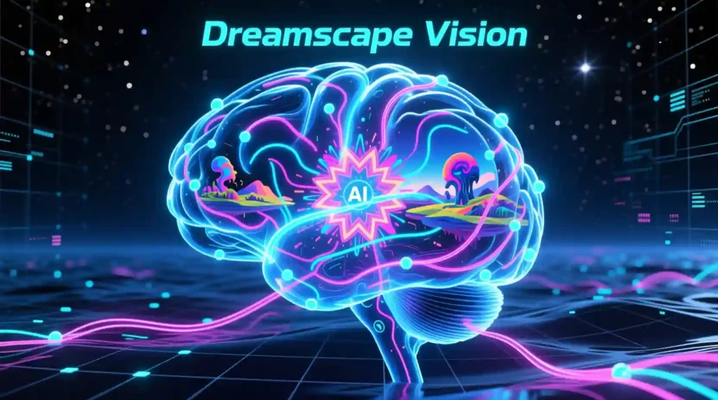 Visual representation of how free AI image generators transform text into art.