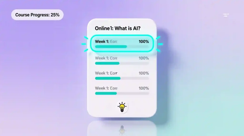AI for Everyone course modules breakdown by week