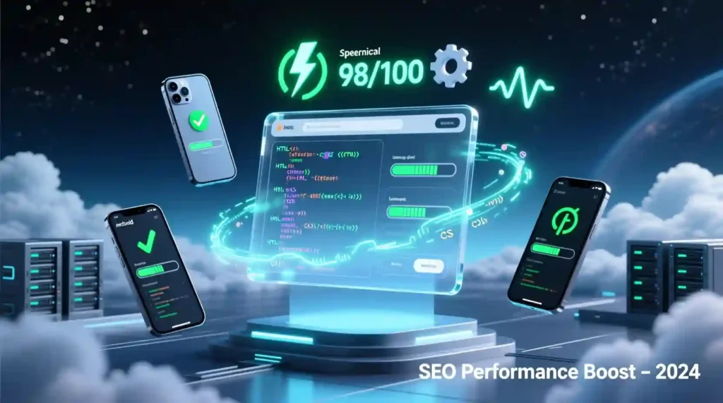 “Technical SEO optimization focusing on site speed, crawlability, and performance”