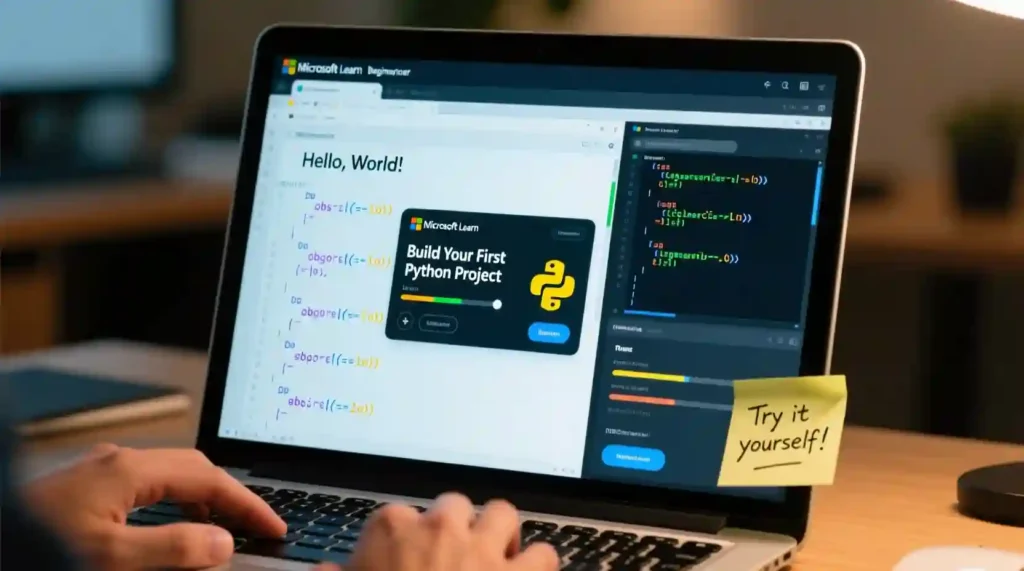 “Beginner coding AI projects in Microsoft AI for Beginners using Python notebooks”