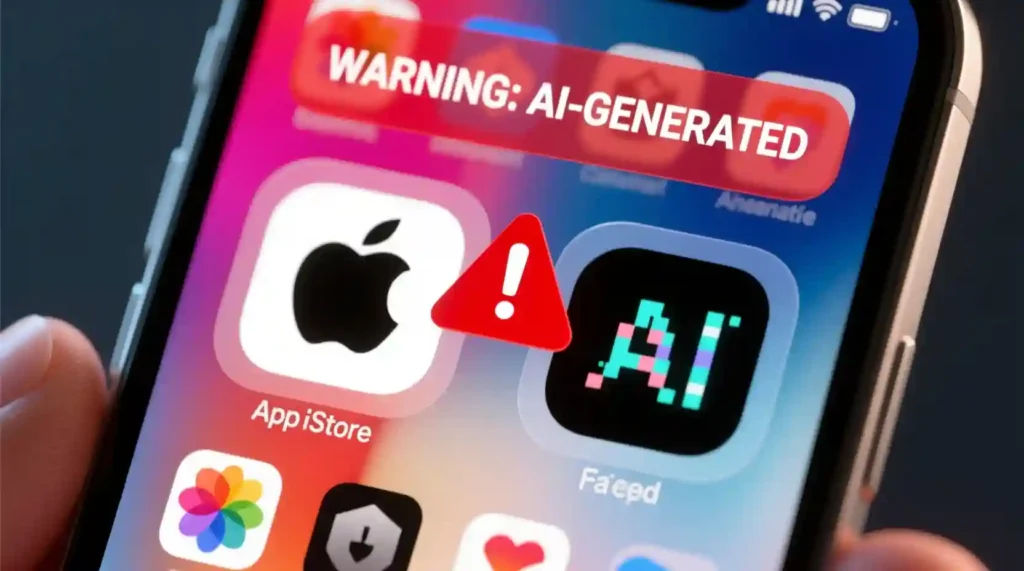 Scammers cloning AI app logos and confused users downloading fake AI apps.