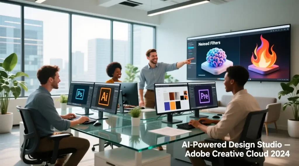 “Visual comparison chart highlighting Adobe AI Foundry advantages over other AI solutions.”