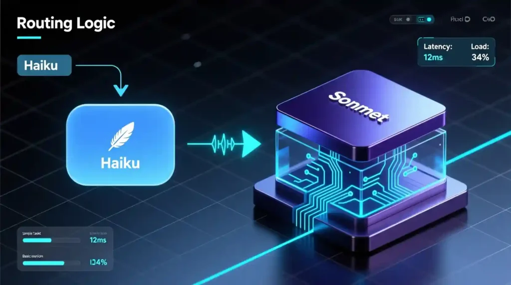 “Hybrid AI workflow combining Claude Haiku 4.5 and Sonnet 4.5 for cost optimization.”