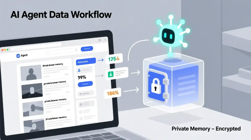 “AI Agent Mode in ChatGPT Atlas automating browser actions in real time.”