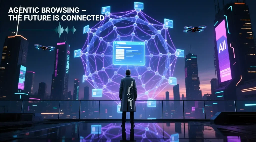 “The future of agentic browsing powered by AI Agents in ChatGPT Atlas.”