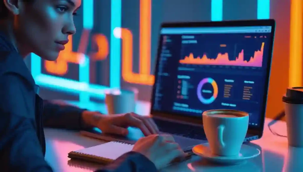 Marketer learning technical SEO using SEMrush Academy in 2025