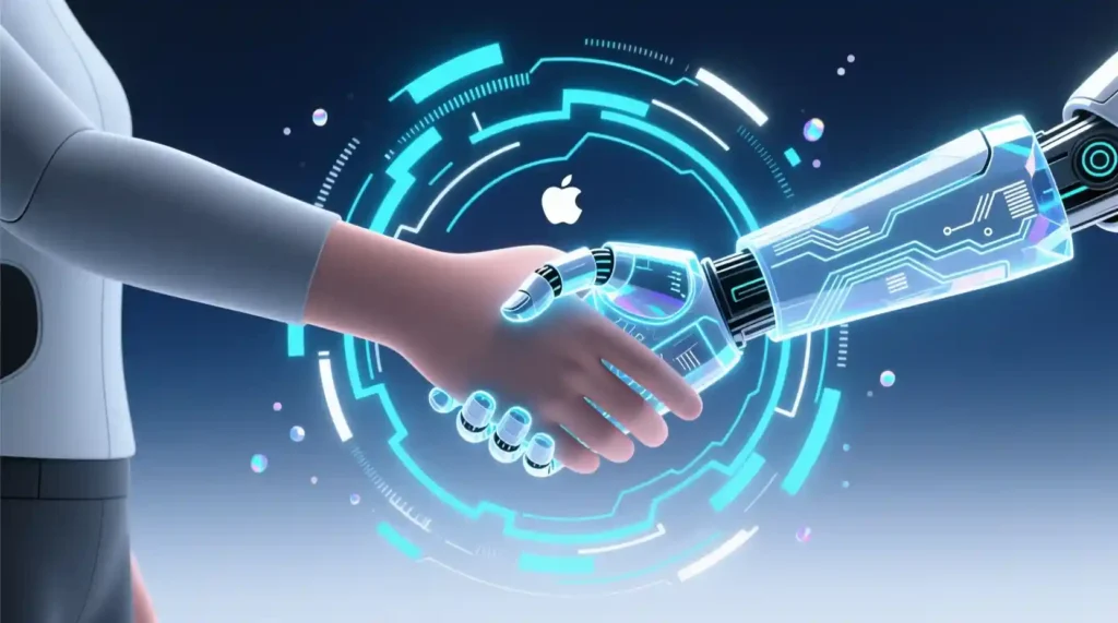 “Symbolic image of AI-human connection representing Memorr.ai’s long-term memory power”