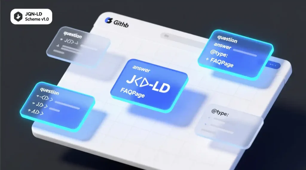 “Visual example of FAQ schema used for Answer Engine Optimization.”