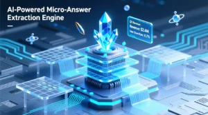 Diagram showing how AI engines read, extract, and cite structured content.